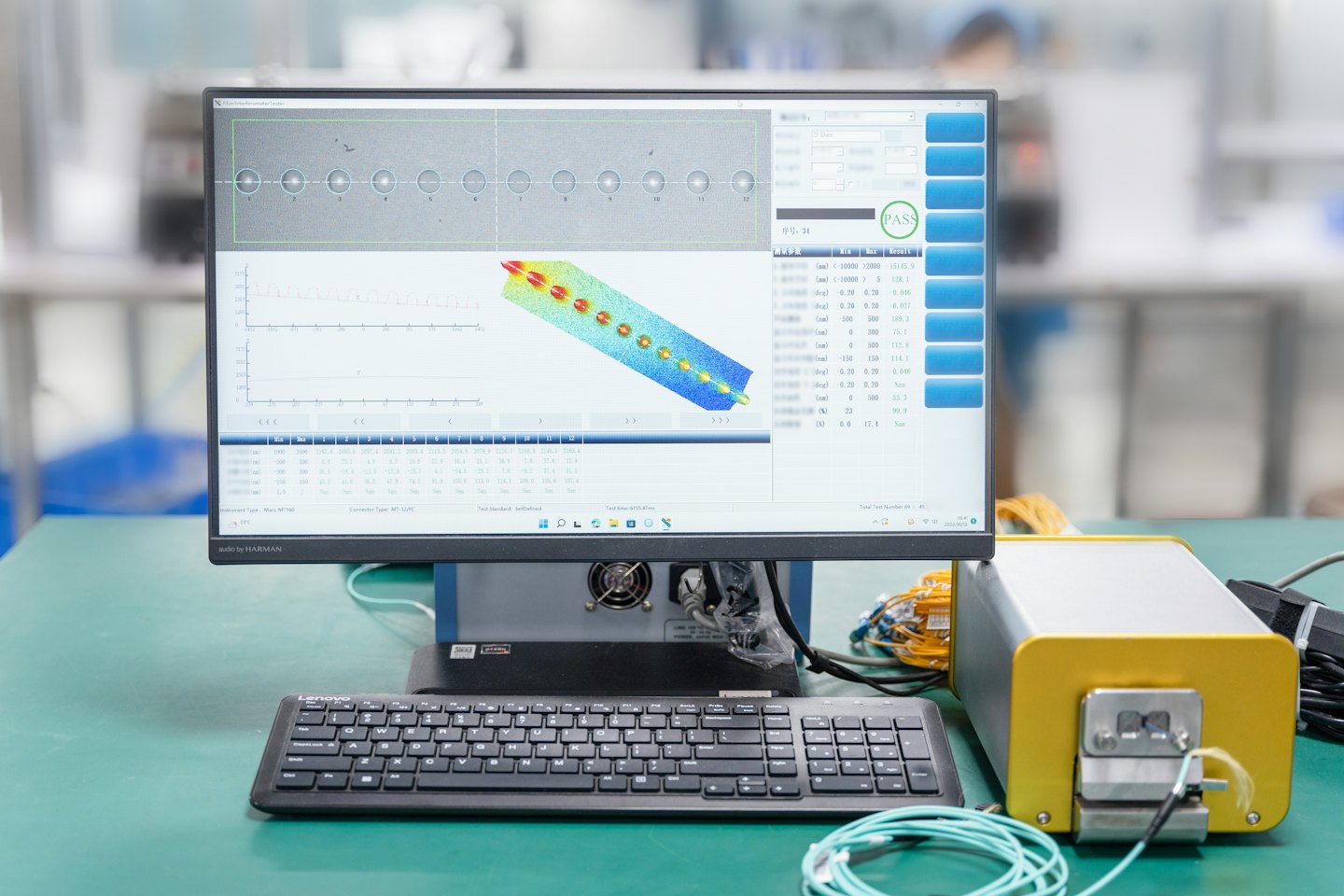 Engineer reviewing a wellbore engineering model on a computer screen